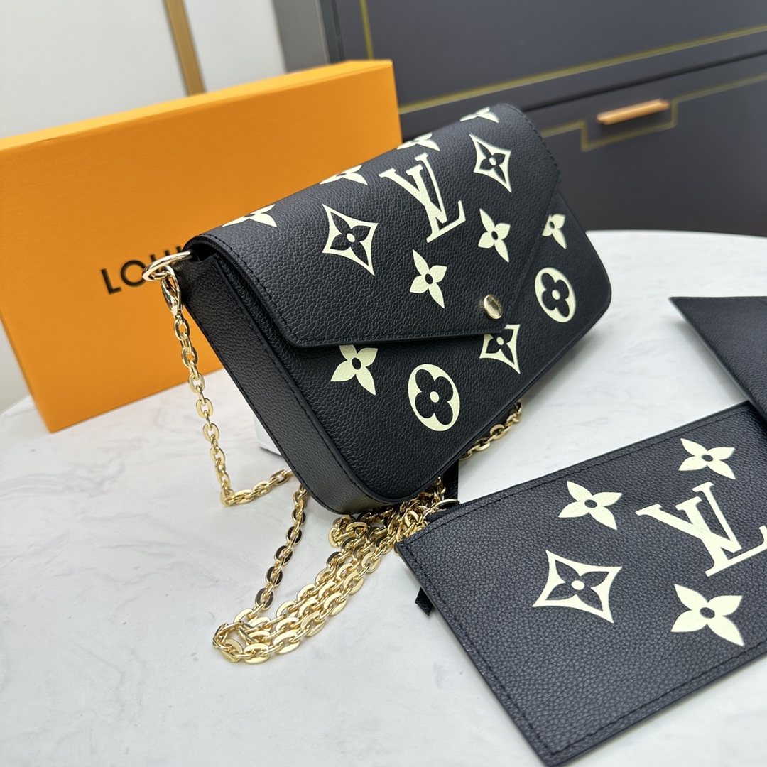 Leather Clutch Wallet - Angle View