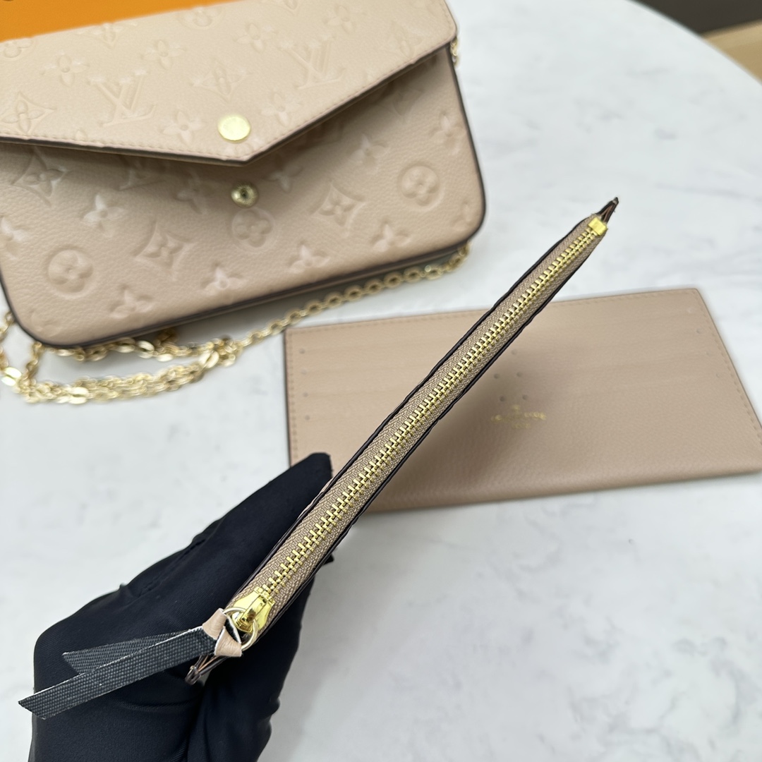 Leather Clutch Wallet - In-Hand View
