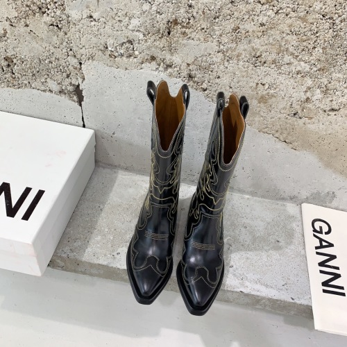 Ganni Western Boots for Women, Retro Style, Designer Fashion 1 Ganni Western Boots for Women, Retro Style, Designer Fashion
