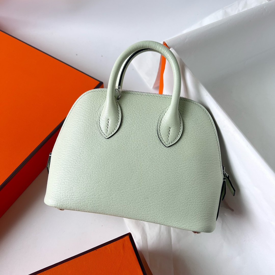 Hermès Hermes entry-level Mini bolide 20cm chevre imported goatskin