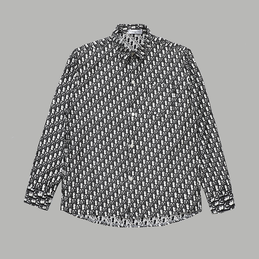 (Versión superior, diferencia de moneda) Estilo: Chaqueta camisera de mezclilla Dior Dior con estampado integral Color:…