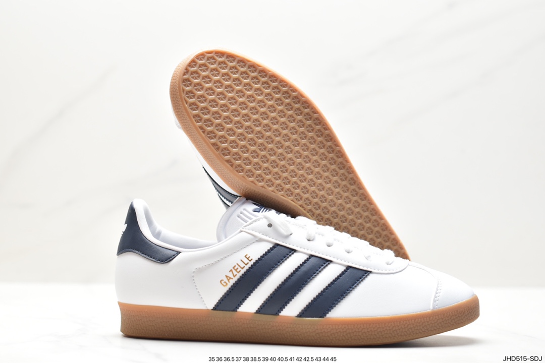 Adidas Originals Gazelle Indoor Trefoil Retro Anti-slip Wear-resistant Low-top Sneakers IG3508