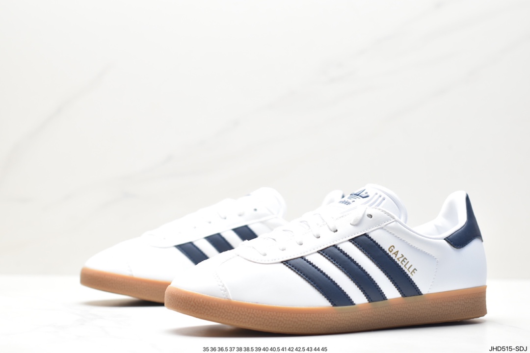 Adidas Originals Gazelle Indoor Trefoil Retro Anti-slip Wear-resistant Low-top Sneakers IG3508