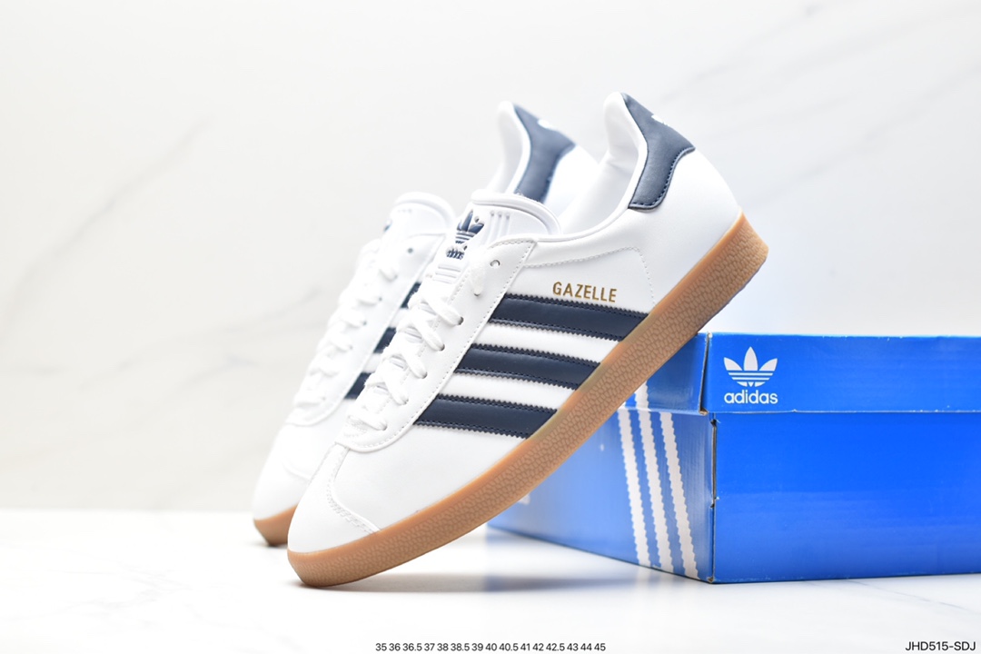 Adidas Originals Gazelle Indoor Trefoil Retro Anti-slip Wear-resistant Low-top Sneakers IG3508