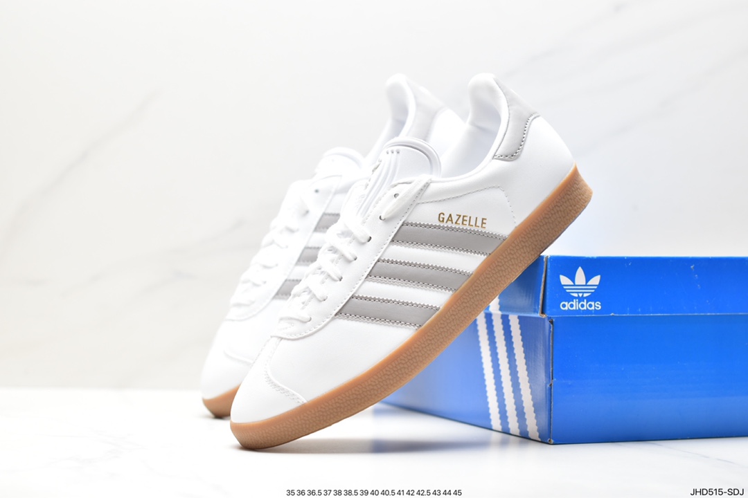 Adidas Originals Gazelle Indoor Trefoil Retro Anti-slip Wear-resistant Low-top Sneakers IG3508