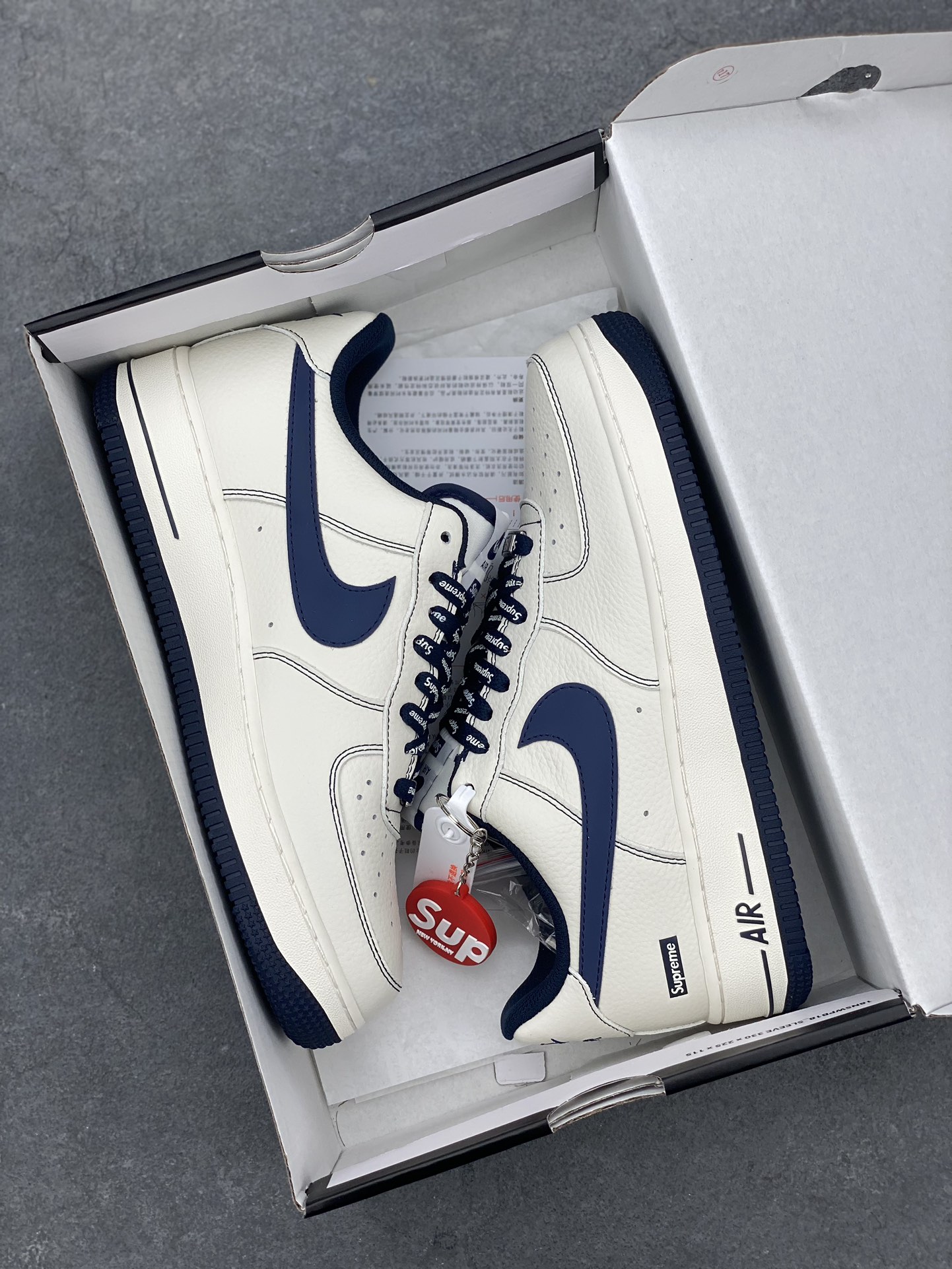 Nike Air Force 1 '07 Low 'Supreme' Deep Blue Limited Edition Sneakers 10 i1690825424 5366 8