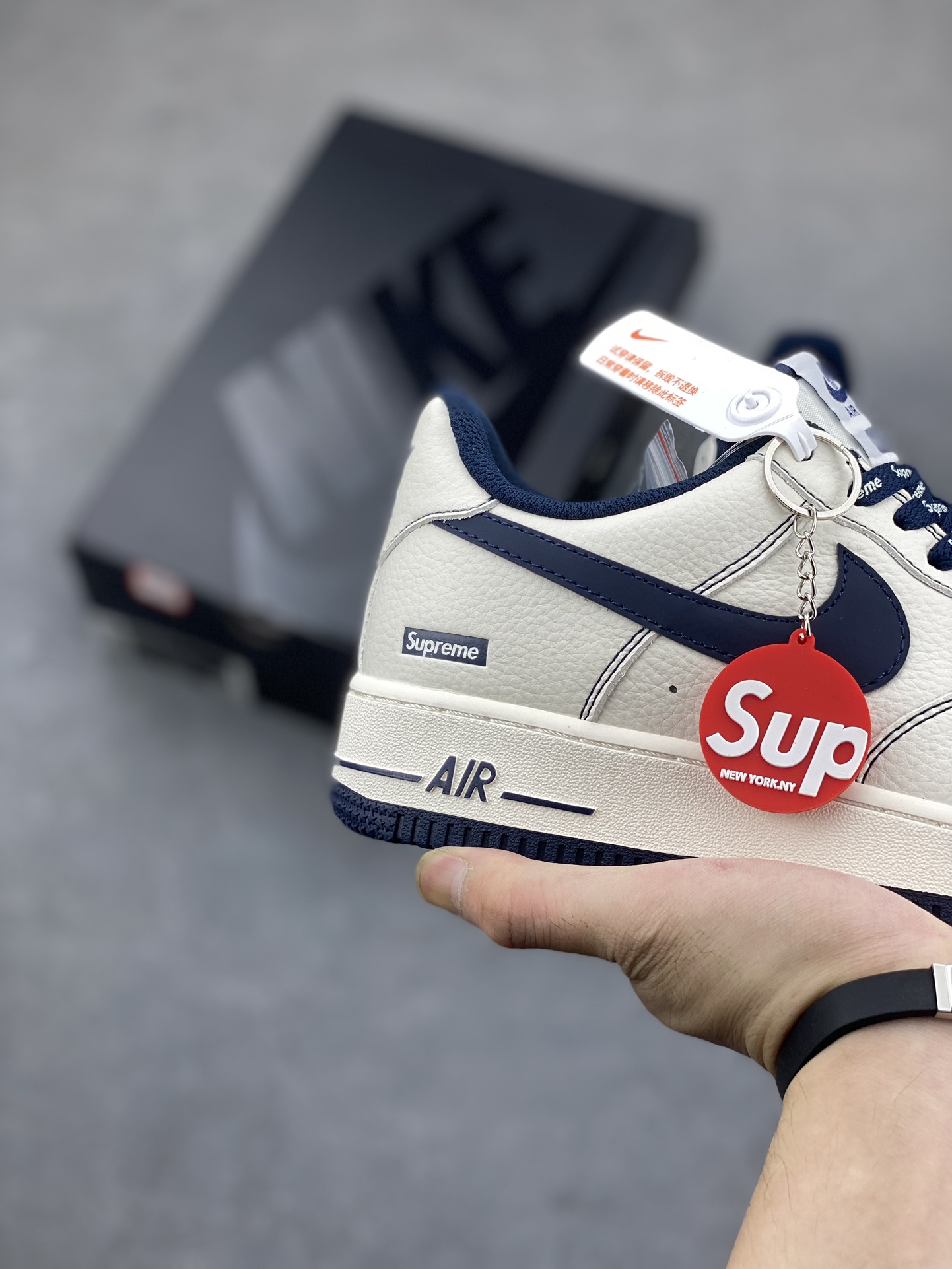 Nike Air Force 1 '07 Low 'Supreme' Deep Blue Limited Edition Sneakers 6 i1690825424 7706 4