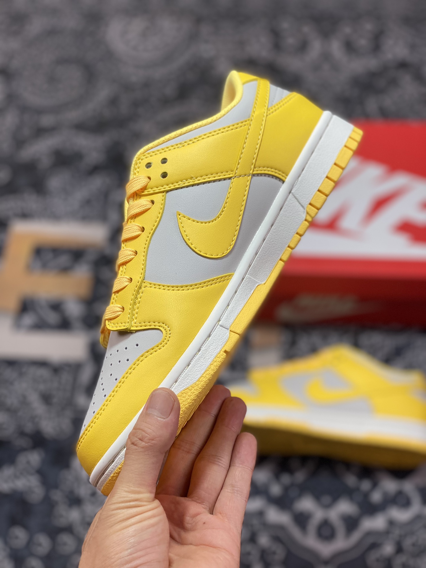 200   NK Dunk low ”Citron Pulse“ 黄灰 低帮休闲运动板鞋 DD1503-002