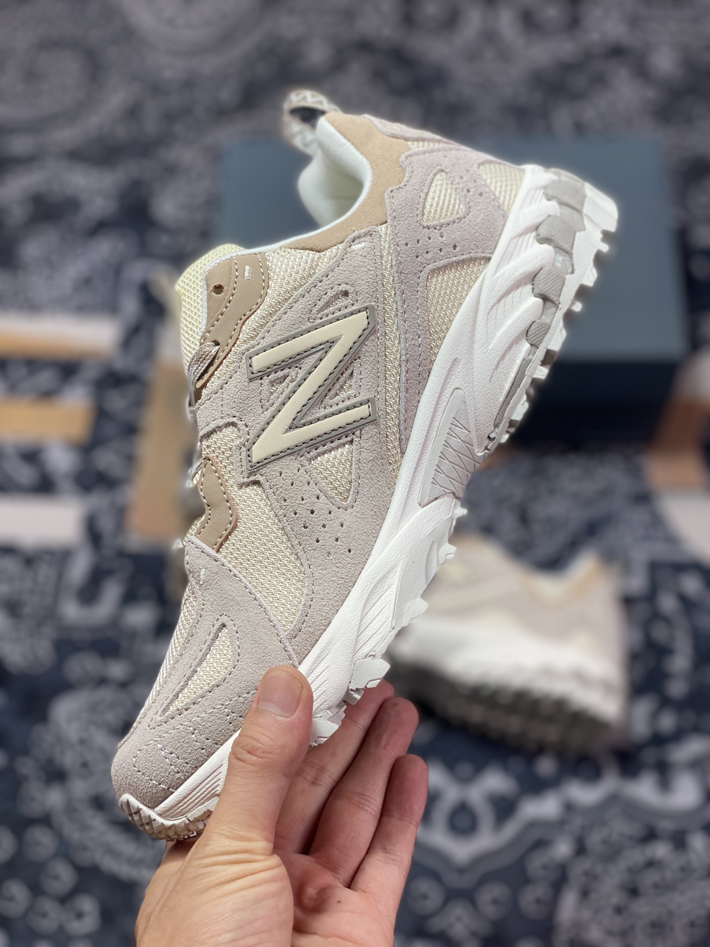 190 New Balance ML610T系列低帮山系越野跑旅游复古老爹风休闲运动鞋“翻毛流沙棕黄”ML610TBE