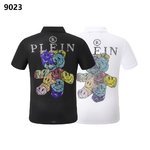 Philipp Plein Buy Clothing Polo T-Shirt Black White Men Spring/Summer Collection Short Sleeve