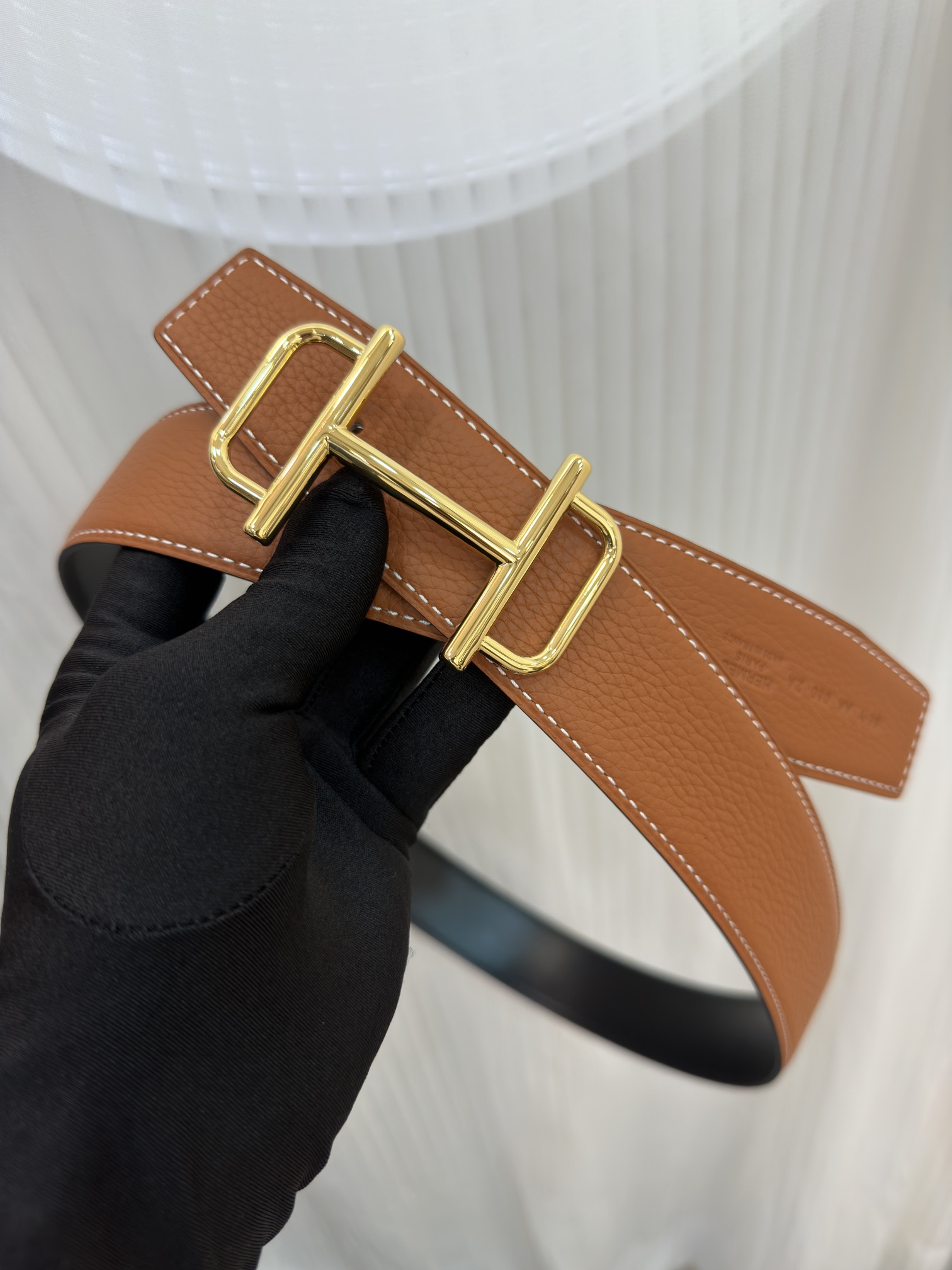 Dior Saddle Belts Unisex Calfskin Cowhide