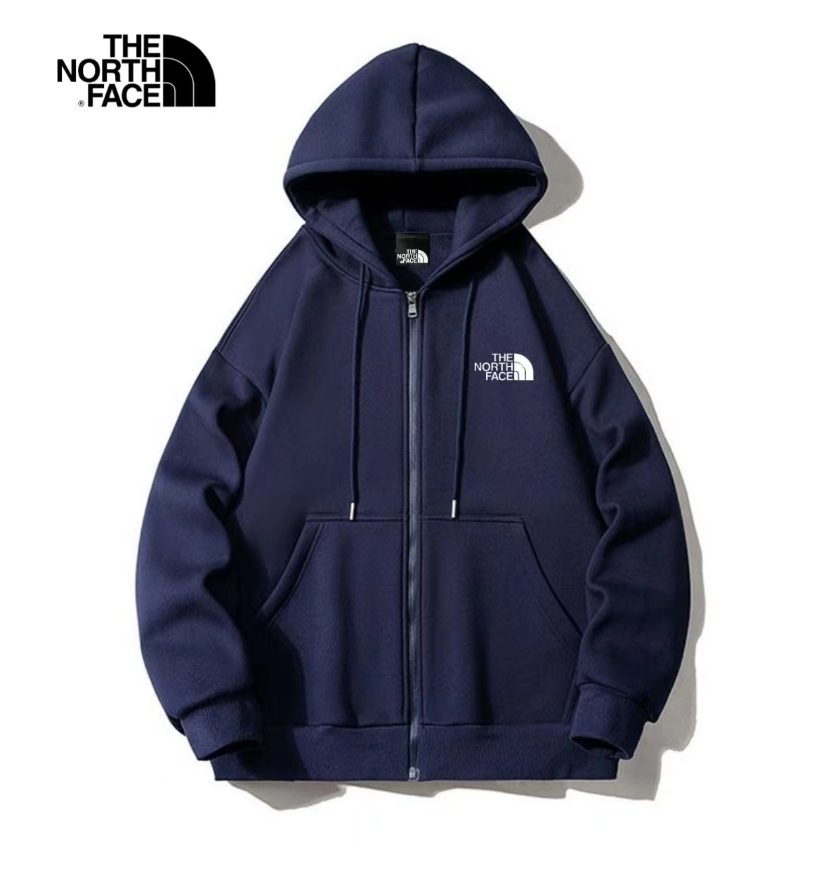 Beste Kapuzinerplikate
 The North Face Kleidung Strickjacken Sweatshirts Großhandel Nachahmungsdesigner Replikate
 Schwarz Grau Weiß Unisex Baumwolle Oberteil mit Kapuze