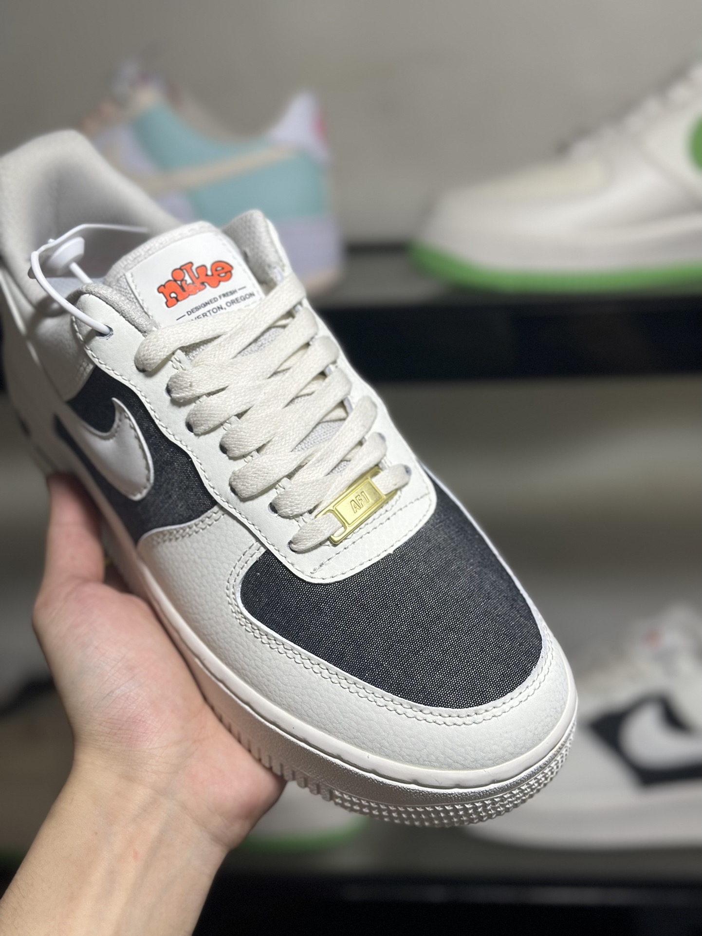 NikeAirForce1Low格子