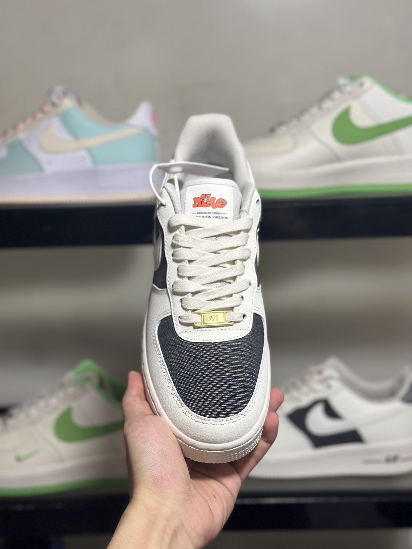 NikeAirForce1Low格子