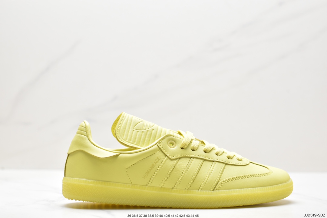 Adidas Humanrace Samba Samba Series Gentleman German Training Football Style All-match Low-top Casual Sports Shoes IE7297