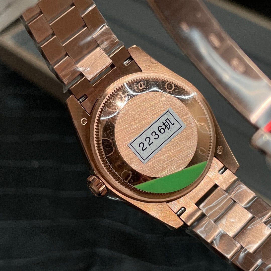 Rolex 全玫日志 香槟面 31mm