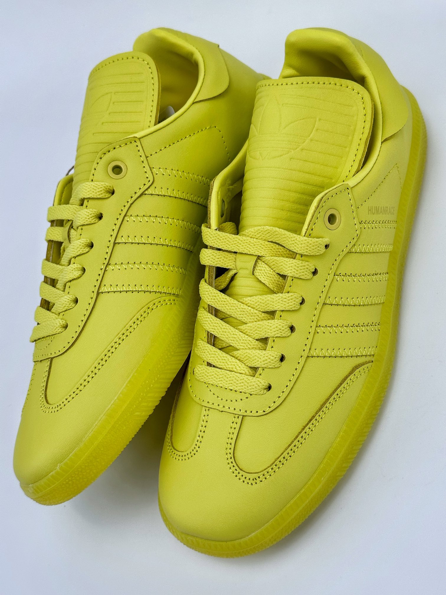 AD Originals Samba x Pharrel Williams Humanrace Fluorescent Yellow IE7292