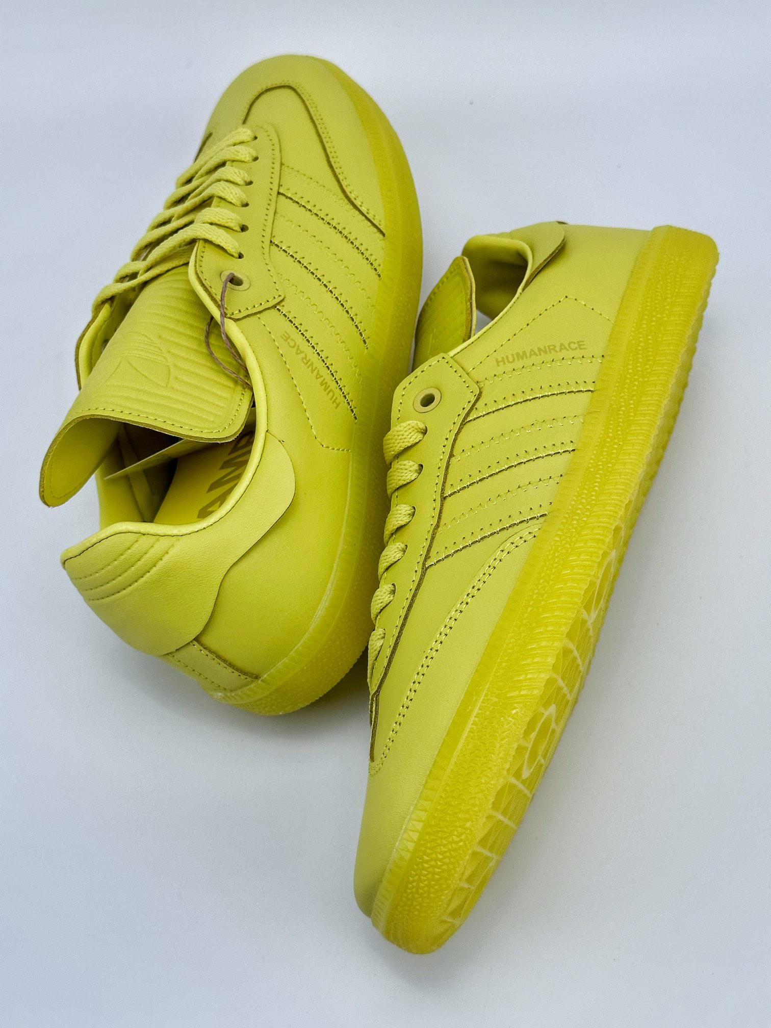 AD Originals Samba x Pharrel Williams Humanrace Fluorescent Yellow IE7292