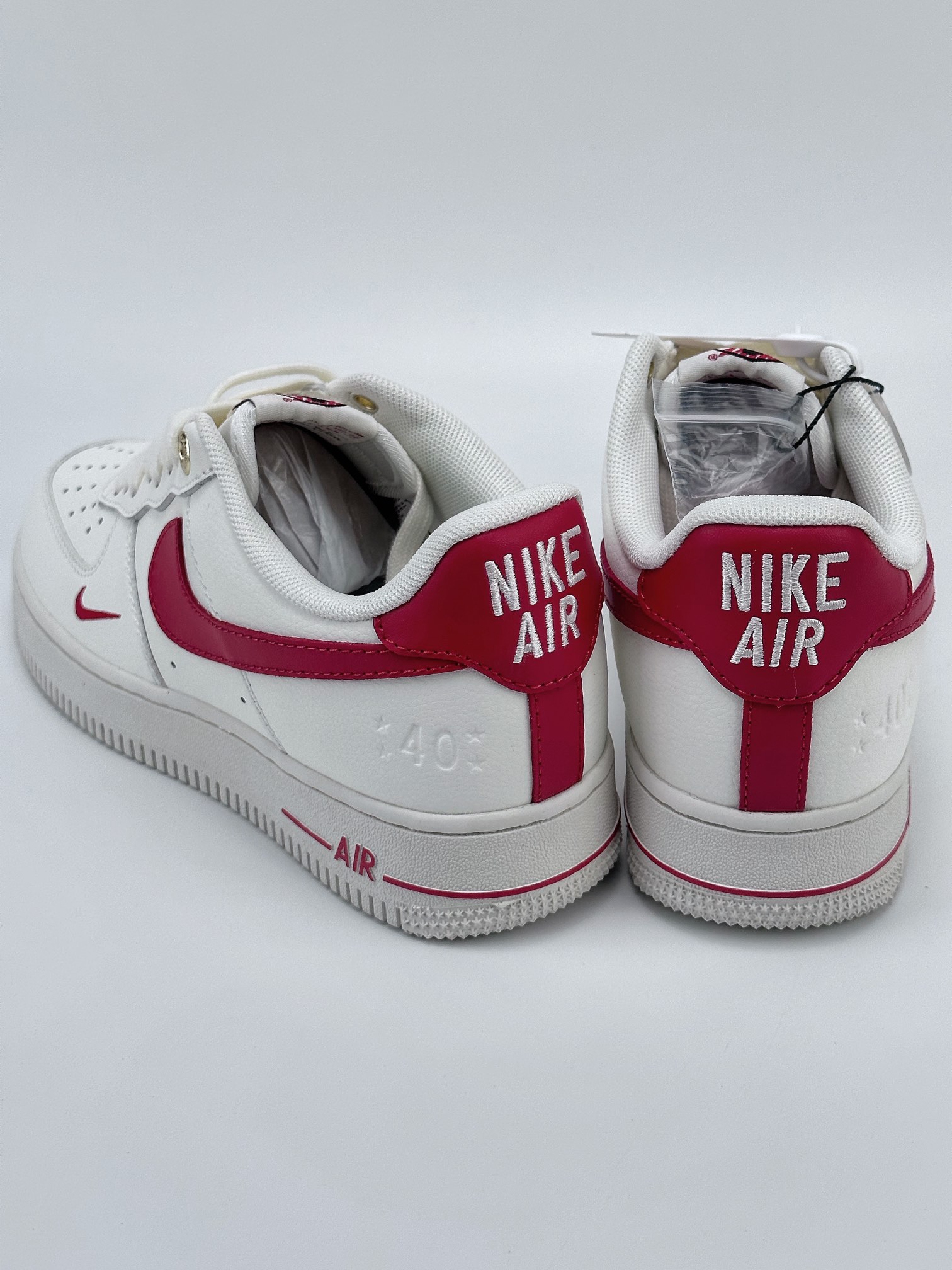 Nike Air Force 1 Low 07 40周年奶白红 DQ7658-107