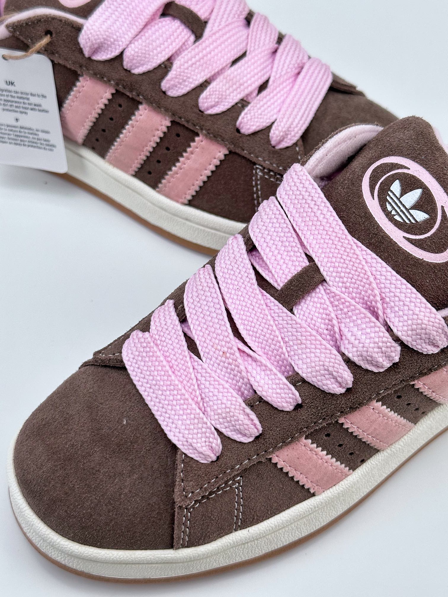 AD Campus 00s Brown and Pink Retro Trend Casual Shoes HQ4569