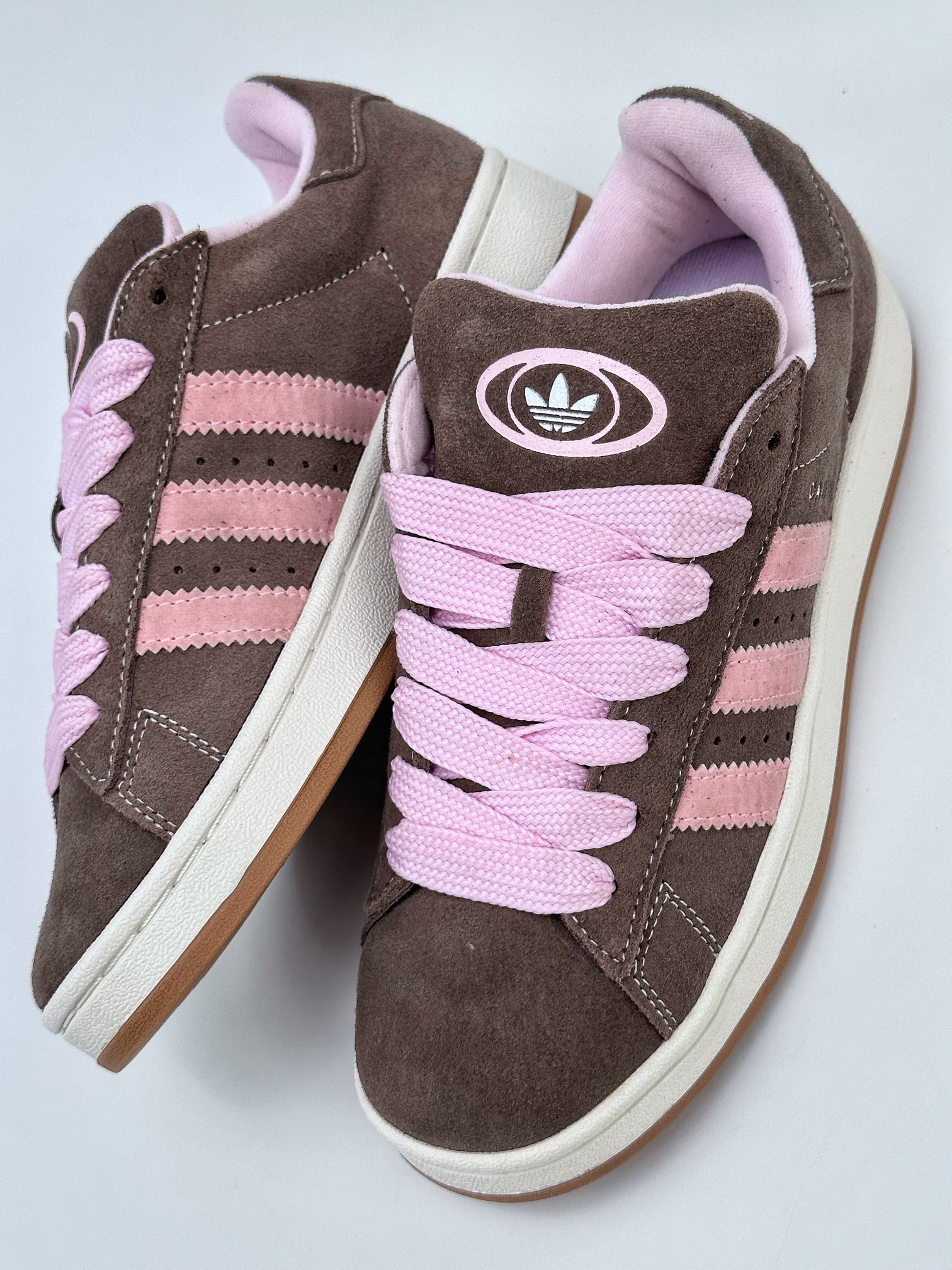 AD Campus 00s Brown and Pink Retro Trend Casual Shoes HQ4569