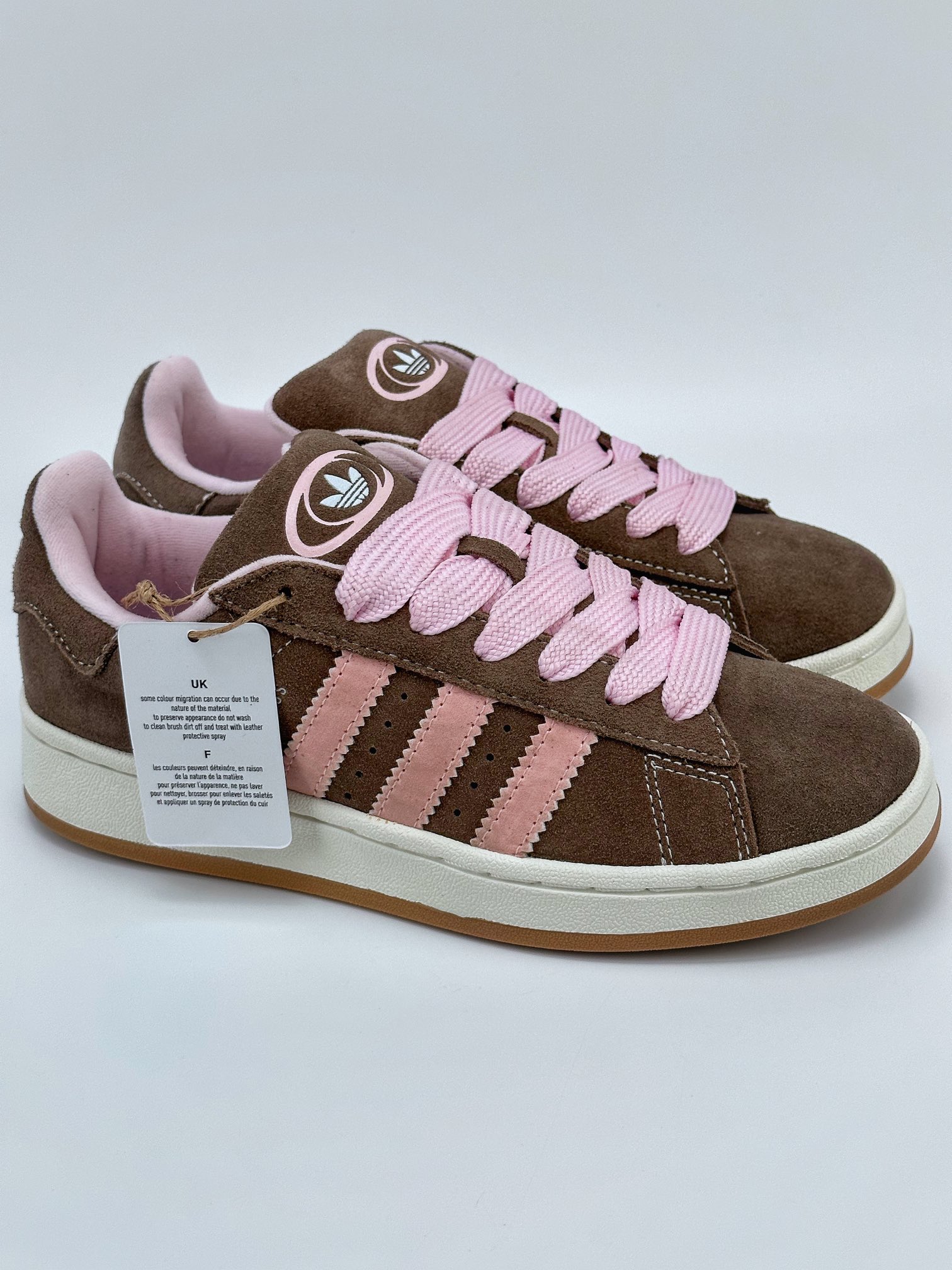 AD Campus 00s Brown and Pink Retro Trend Casual Shoes HQ4569