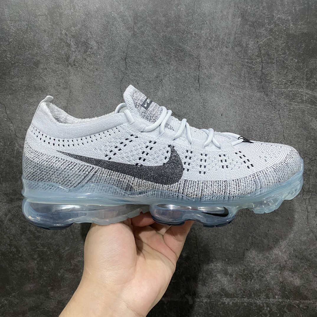 【纯原YH版】2023款 Nike Air VaporMax Flyknit 耐磨 灰黑低帮跑步鞋 DV1678-004