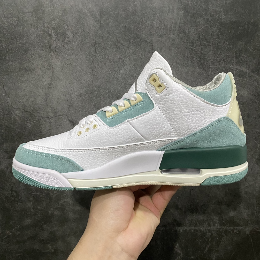 Foreign trade version Air Jordan 3 Retro Jordan AJ3 generation white mint green CT8532-130