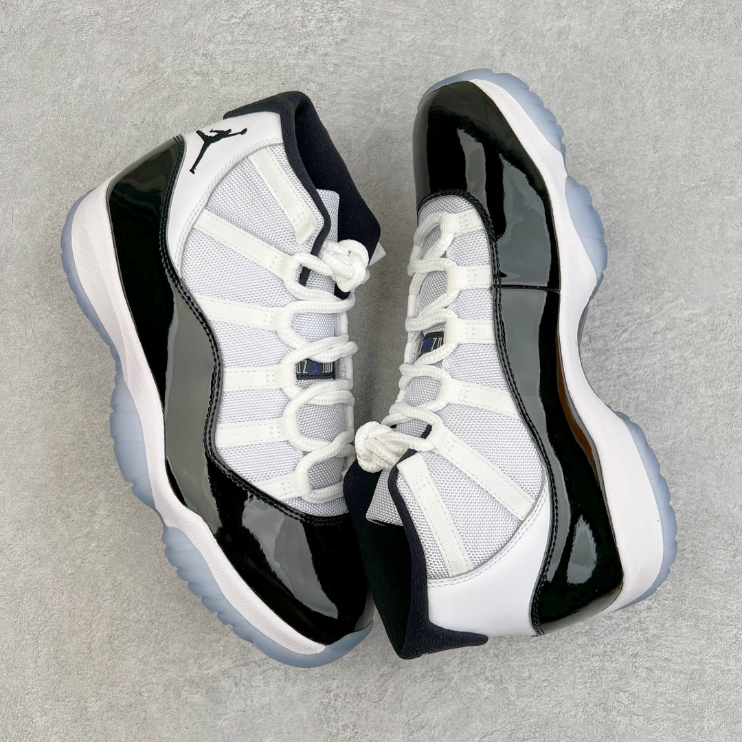 图片[3]-＃Y3纯原 Air Jordan AJ11 Retro High \\\”Concord\\\” 康扣高帮 货号：378037-100 外贸特供批次 原楦原档案数据开模打造 原厂中底拉帮钢印 原厂漆皮 防冻不开裂 头层皮料 原装鞋撑 水晶大底正确色度色泽 原楦原数据刺绣 原厂车缝走线及对位 毫厘不差 飞人logo采用原数据电脑刺绣 原装正品碳纤维真实碳板 增强抗扭 原内标 原盒标 正确官方原盒 原厂防氧化水晶外底 原厂配套厂全掌solo气垫 独家尺码：40.5 41 42 42.5 43 44 44.5 45 45.5 46 47.5 48.5-选品中心