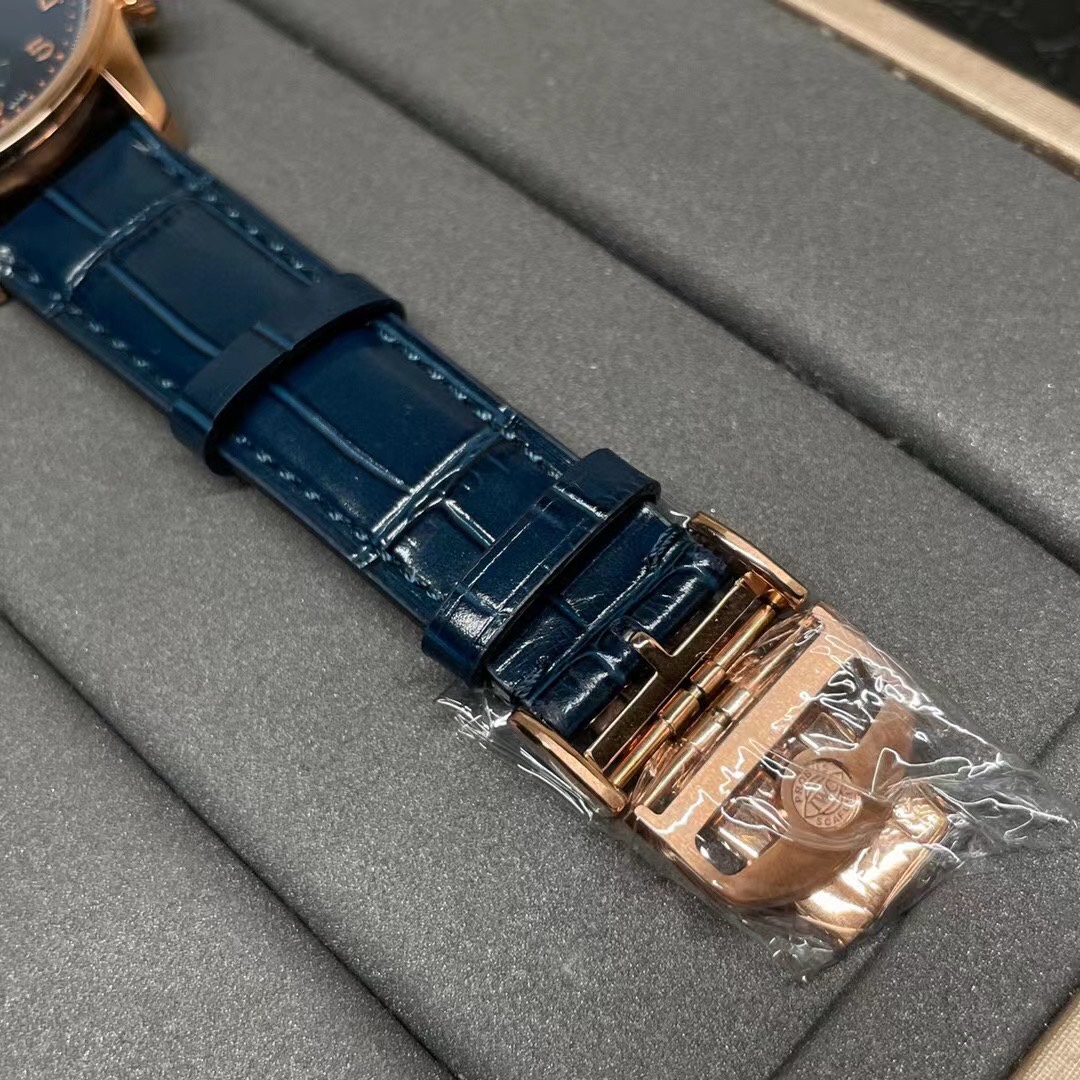 IWC 葡萄牙计时 玫瑰金透底
