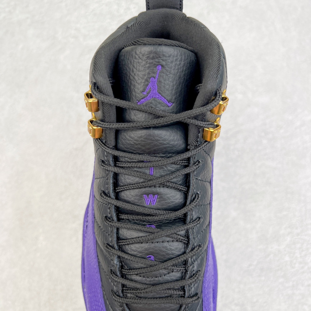 图片[5]-零售💰320 ＃JH外贸版 Air Jordan AJ12 Retro 黑紫 货号：CT8013-057 原楦原纸板开发 原汁原味12代鞋型 进口头层皮料 用料绝不含糊 原盒原配 平台外单特供 极限压缩成本 最直接的单价 独家供应开发至49码 SIZE：40 40.5 41 42 42.5 43 44 44.5 45 45.5 46 47.5 48 49 编码：Xby3936020-运动鞋