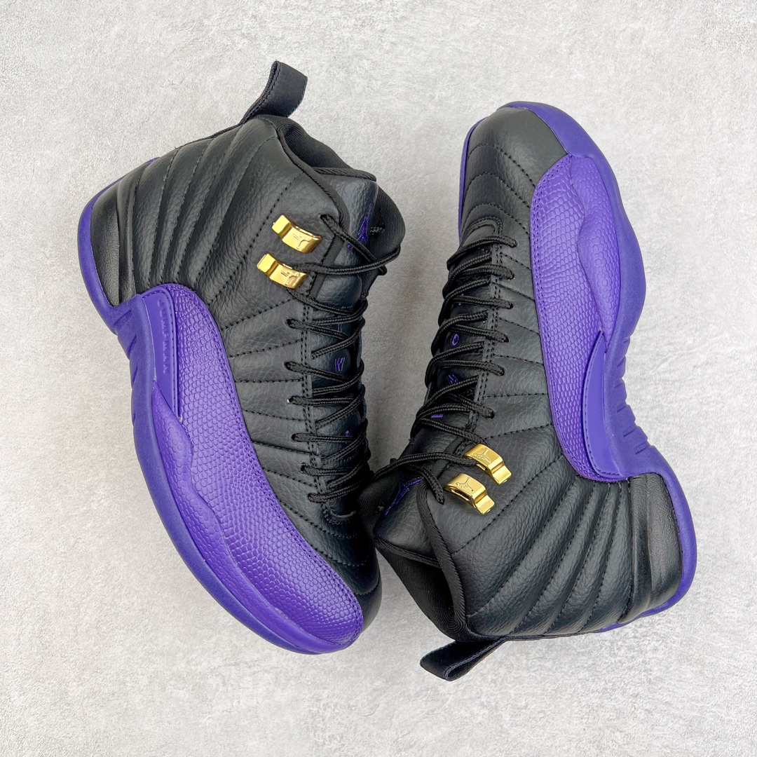 图片[3]-零售💰320 ＃JH外贸版 Air Jordan AJ12 Retro 黑紫 货号：CT8013-057 原楦原纸板开发 原汁原味12代鞋型 进口头层皮料 用料绝不含糊 原盒原配 平台外单特供 极限压缩成本 最直接的单价 独家供应开发至49码 SIZE：40 40.5 41 42 42.5 43 44 44.5 45 45.5 46 47.5 48 49 编码：Xby3936020-运动鞋