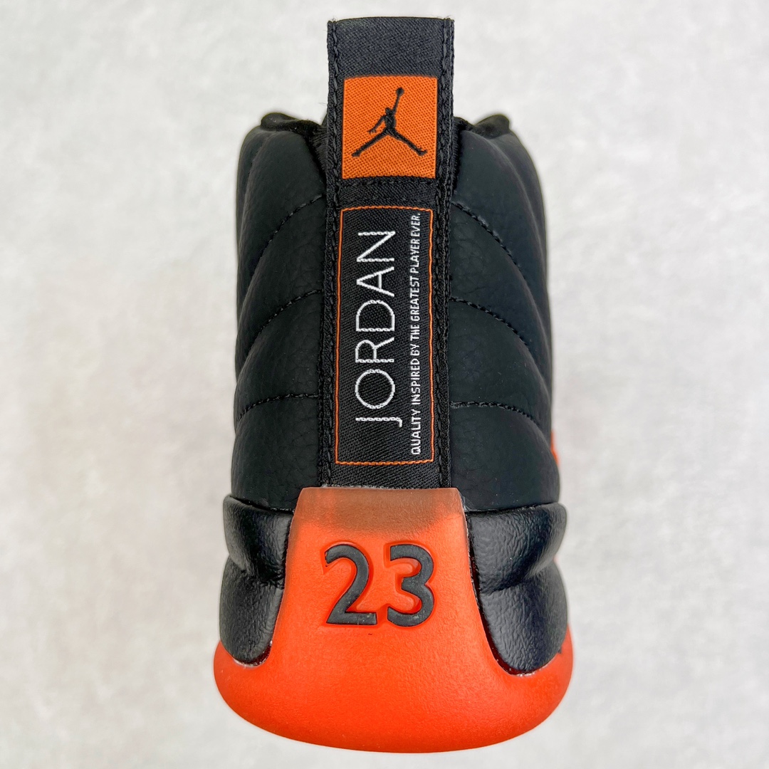 图片[8]-零售💰320 ＃JH外贸版 Air Jordan AJ12 Retro 黑橘 FD9101-081 原楦原纸板开发 原汁原味12代鞋型 进口头层皮料 用料绝不含糊 原盒原配 平台外单特供 极限压缩成本 最直接的单价 独家供应开发至49码 SIZE：40 40.5 41 42 42.5 43 44 44.5 45 45.5 46 47.5 48 49 编码：Xby3936020-运动鞋