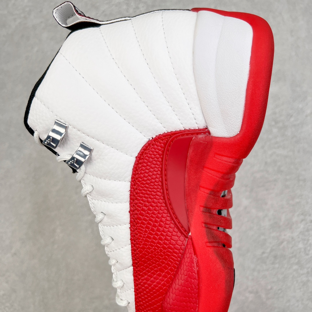 图片[7]-零售💰320 ＃JH外贸版 Air Jordan AJ12 Retro 樱桃白红 CT8013-116 原楦原纸板开发 原汁原味12代鞋型 进口头层皮料 用料绝不含糊 原盒原配 平台外单特供 极限压缩成本 最直接的单价 独家供应开发至49码 SIZE：40 40.5 41 42 42.5 43 44 44.5 45 45.5 46 47.5 48 49 编码：Xby3936020-运动鞋