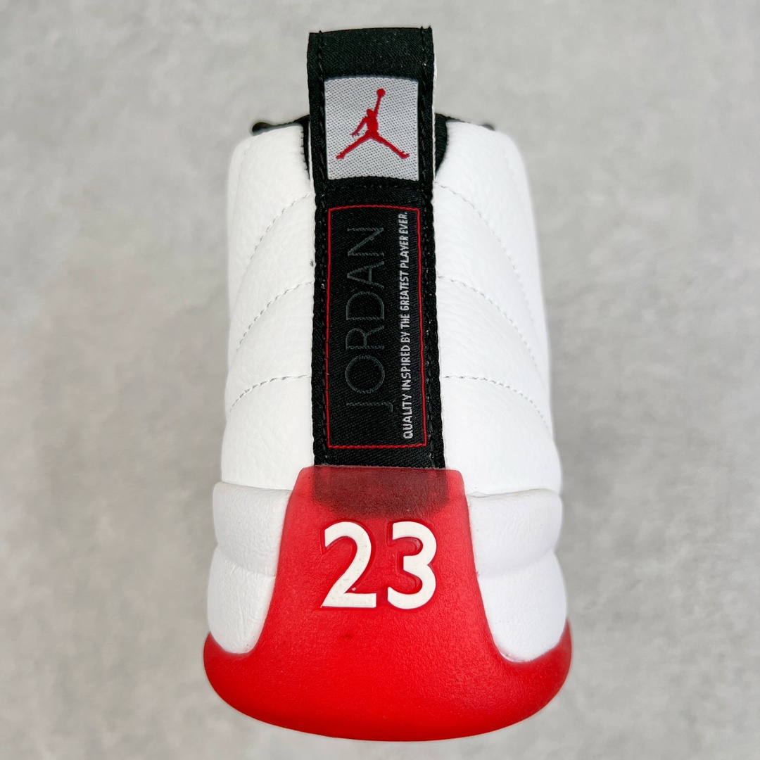 图片[8]-零售💰320 ＃JH外贸版 Air Jordan AJ12 Retro 樱桃白红 CT8013-116 原楦原纸板开发 原汁原味12代鞋型 进口头层皮料 用料绝不含糊 原盒原配 平台外单特供 极限压缩成本 最直接的单价 独家供应开发至49码 SIZE：40 40.5 41 42 42.5 43 44 44.5 45 45.5 46 47.5 48 49 编码：Xby3936020-运动鞋