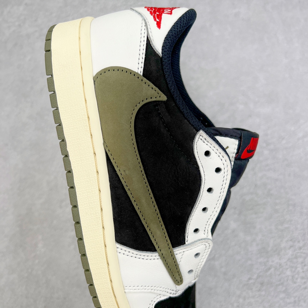 图片[6]-零售💰430 ＃PK4.0 Travis Scott x Air Jordan AJ1 Low OG SP TS联名白黑绿倒钩低帮 DZ4137-106 原盒原配 原厂拉帮工艺 针距密度一致 全新升级网板中底 原楦原纸板开发 后跟弧度收口自然不对折 极致一眼正品既视感 原厂皮料 进口玻璃冲刀皮料裁剪零毛边 承诺百分百一致原鞋 全鞋电脑针车工艺 鞋面清洁度最高QC检验标准 控制溢胶 飞翼3D高频深度立体 鞋盒、防尘纸  均采购来自原厂 SIZE：36 36.5 37.5 38 38.5 39 40 40.5 41 42 42.5 43 44 44.5 45 46 47.5 编码：by4936030-运动鞋