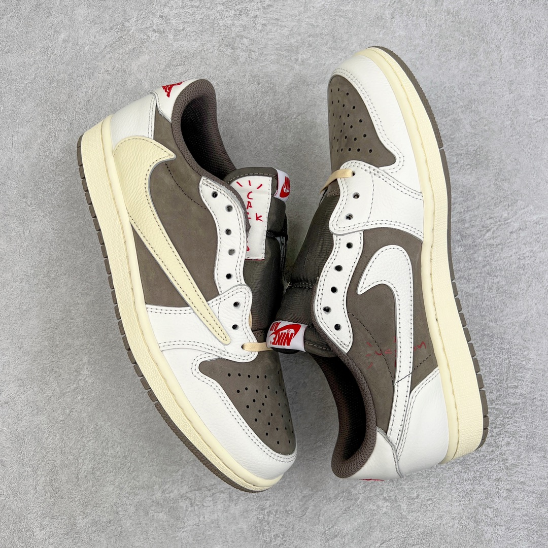 图片[3]-零售💰430 ＃PK4.0 Travis Scott x Air Jordan AJ1 Low OG SP TS联名白棕倒钩低帮 DM7866-162 原盒原配 原厂拉帮工艺 针距密度一致 全新升级网板中底 原楦原纸板开发 后跟弧度收口自然不对折 极致一眼正品既视感 原厂皮料 进口玻璃冲刀皮料裁剪零毛边 承诺百分百一致原鞋 全鞋电脑针车工艺 鞋面清洁度最高QC检验标准 控制溢胶 飞翼3D高频深度立体 鞋盒、防尘纸  均采购来自原厂 SIZE：36 36.5 37.5 38 38.5 39 40 40.5 41 42 42.5 43 44 44.5 45 46 47.5 编码：by4936030-运动鞋