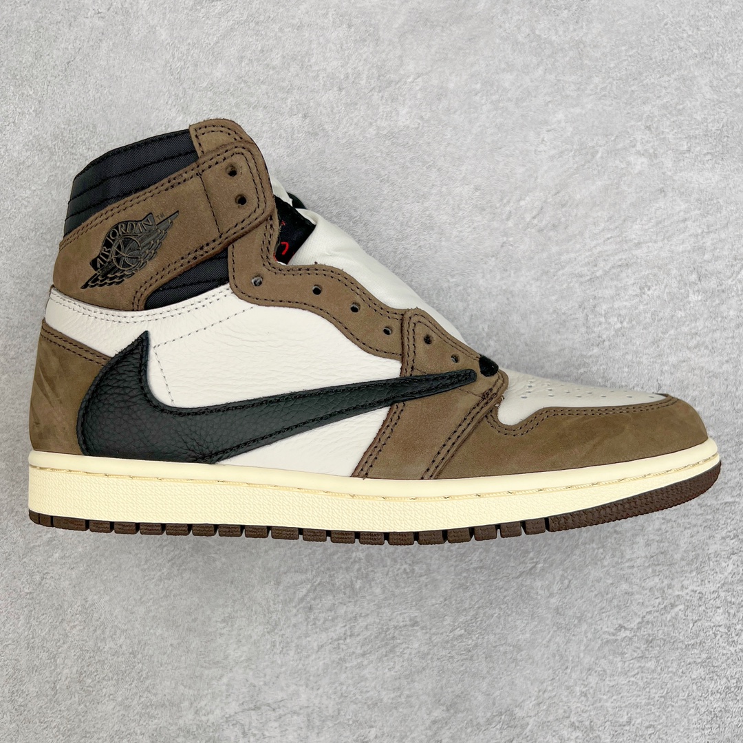 零售💰430 ＃PK4.0 Travis Scott x Air Jordan AJ1 High OG TS联名深棕倒钩 CD4487-100 原盒原配 原厂拉帮工艺 针距密度一致 全新升级网板中底 原楦原纸板开发 后跟弧度收口自然不对折 极致一眼正品既视感 原厂皮料 进口玻璃冲刀皮料裁剪零毛边 承诺百分百一致原鞋 全鞋电脑针车工艺 鞋面清洁度最高QC检验标准 控制溢胶 飞翼3D高频深度立体 鞋盒、防尘纸  均采购来自原厂 SIZE：36 36.5 37.5 38 38.5 39 40 40.5 41 42 42.5 43 44 44.5 45 46 47.5 编码：by4936030-运动鞋