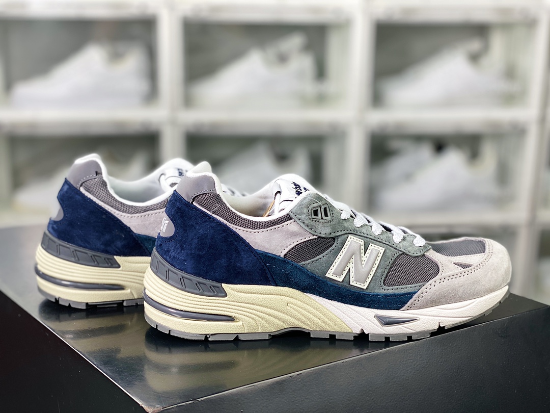 260 New Balance Made in USA M991系列美产血统经典跑步鞋“元祖灰海军湖水蓝”M991GBT