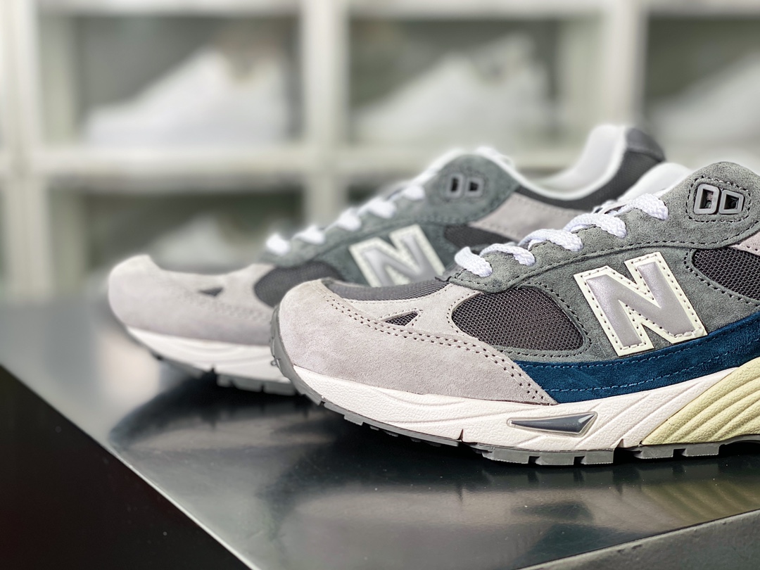 260 New Balance Made in USA M991系列美产血统经典跑步鞋“元祖灰海军湖水蓝”M991GBT