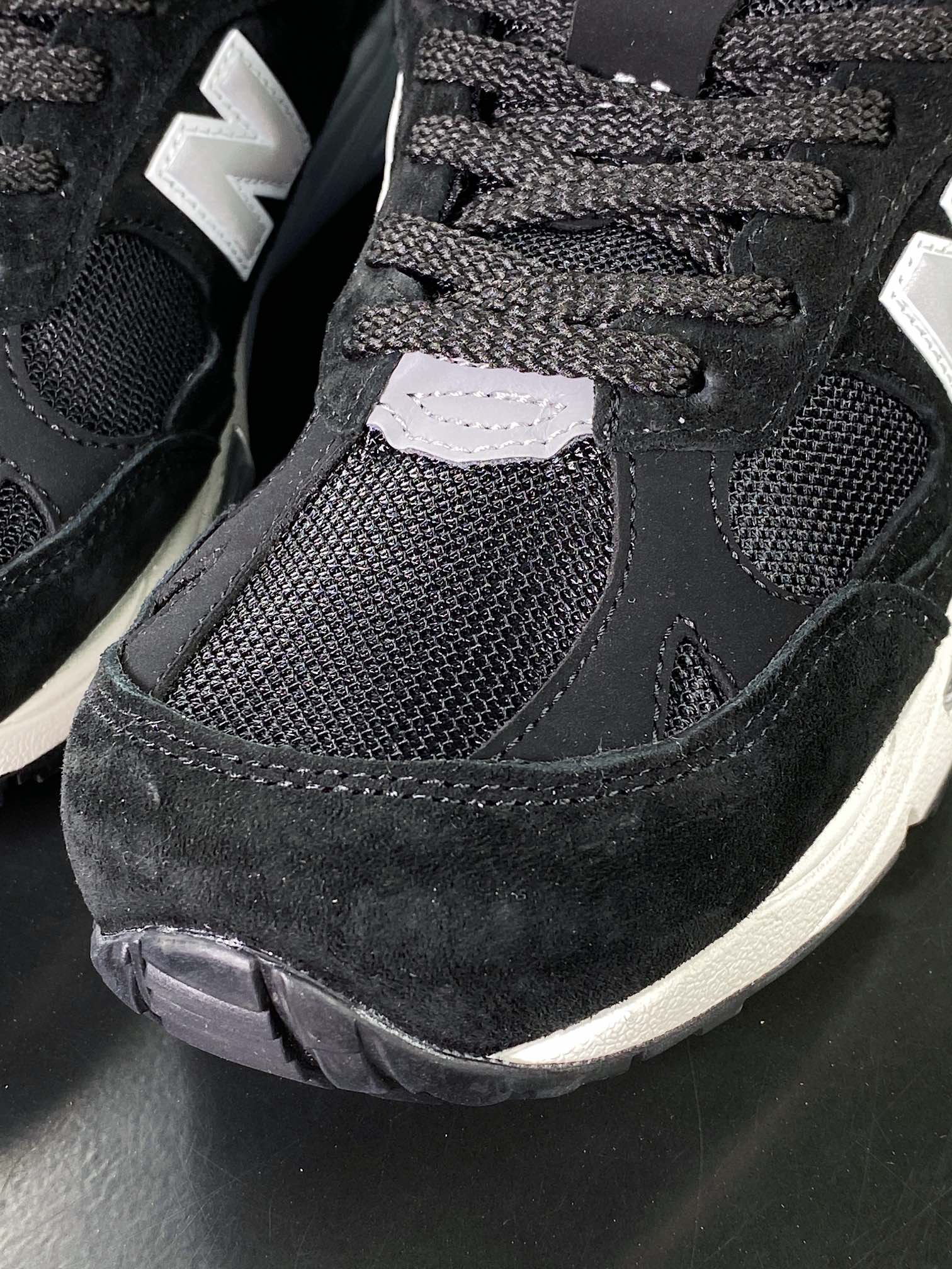 260 新百伦New Balance Made in USA M991系列美产血统跑步鞋“黑白灰银”M991EKS