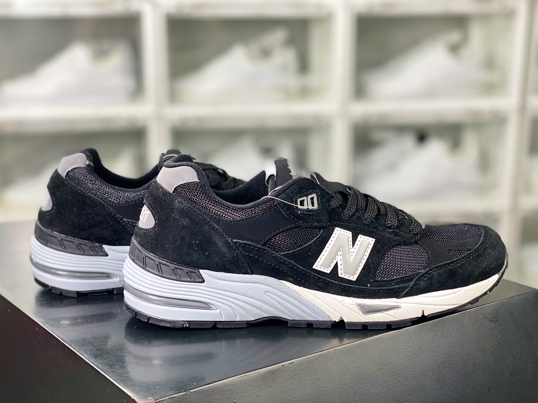 260 新百伦New Balance Made in USA M991系列美产血统跑步鞋“黑白灰银”M991EKS