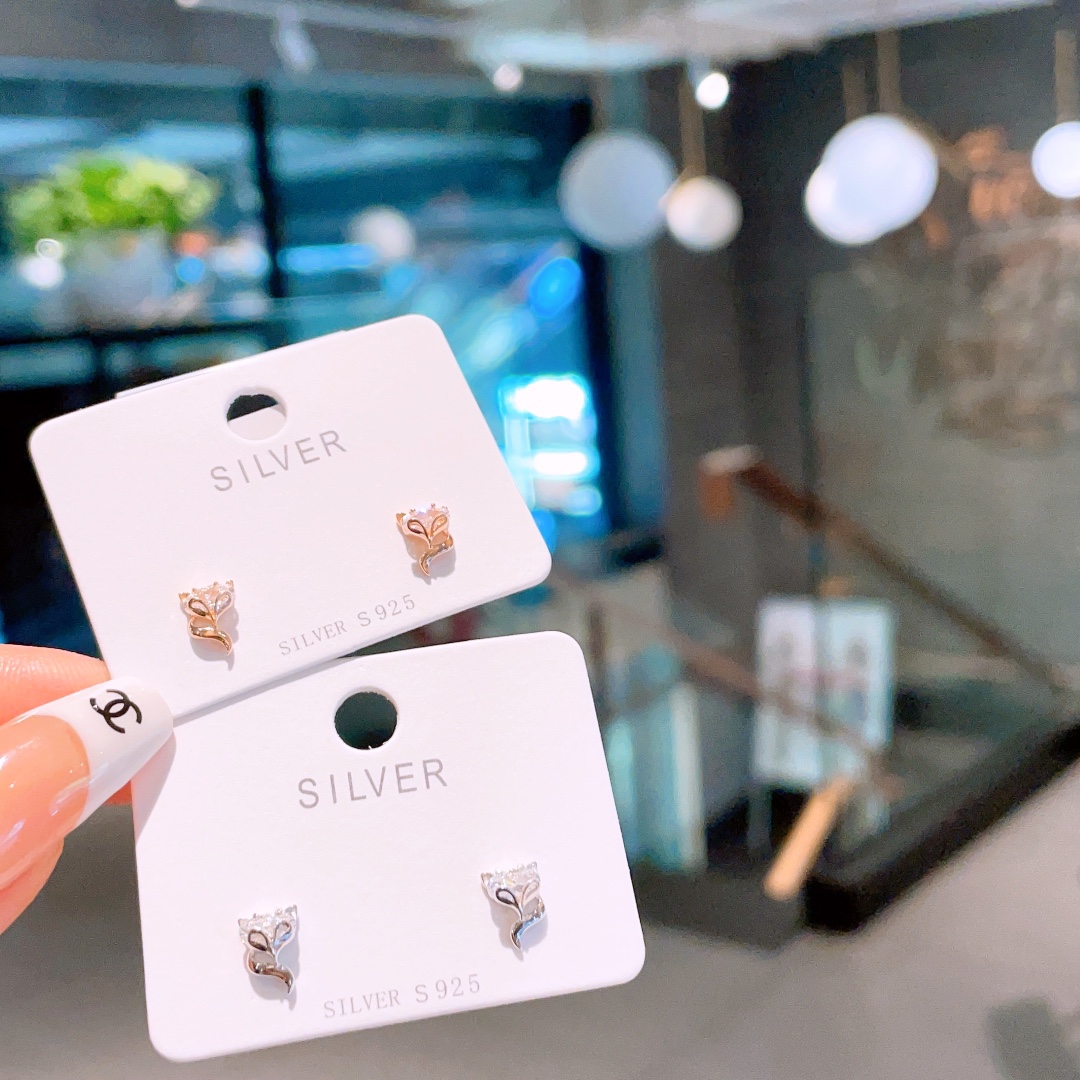 925 Silver Earrings Ethereal Date Night Silver