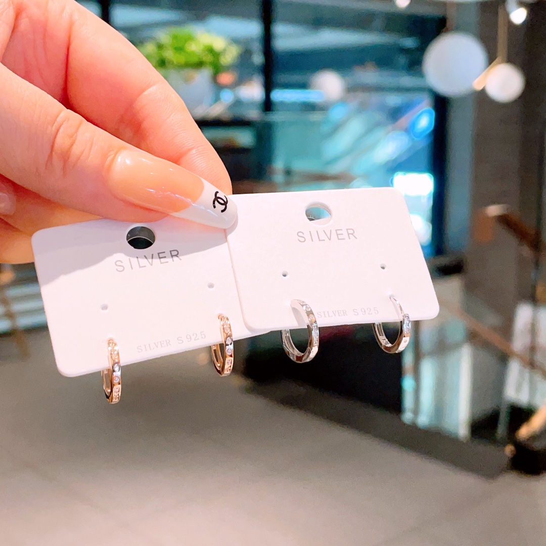 Low Allergy Silver Ear Cuffs Forest New Year Silver