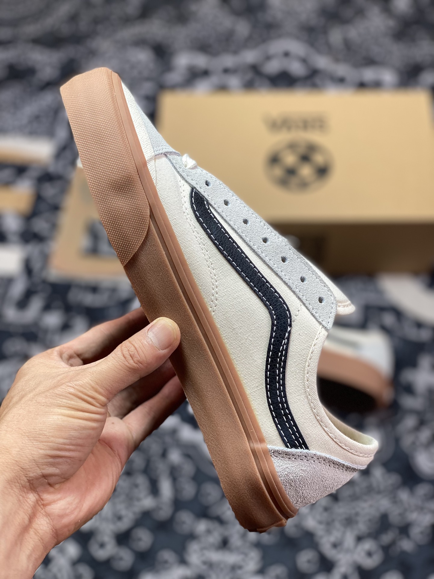 Vans Style 136 VR3 Off-White Rubber Outsole