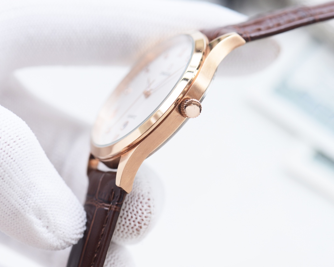 Omega-OMEGA Couple’s Wristwatch: White Shell, Gold Shell, Steel Strap. - 图片 7