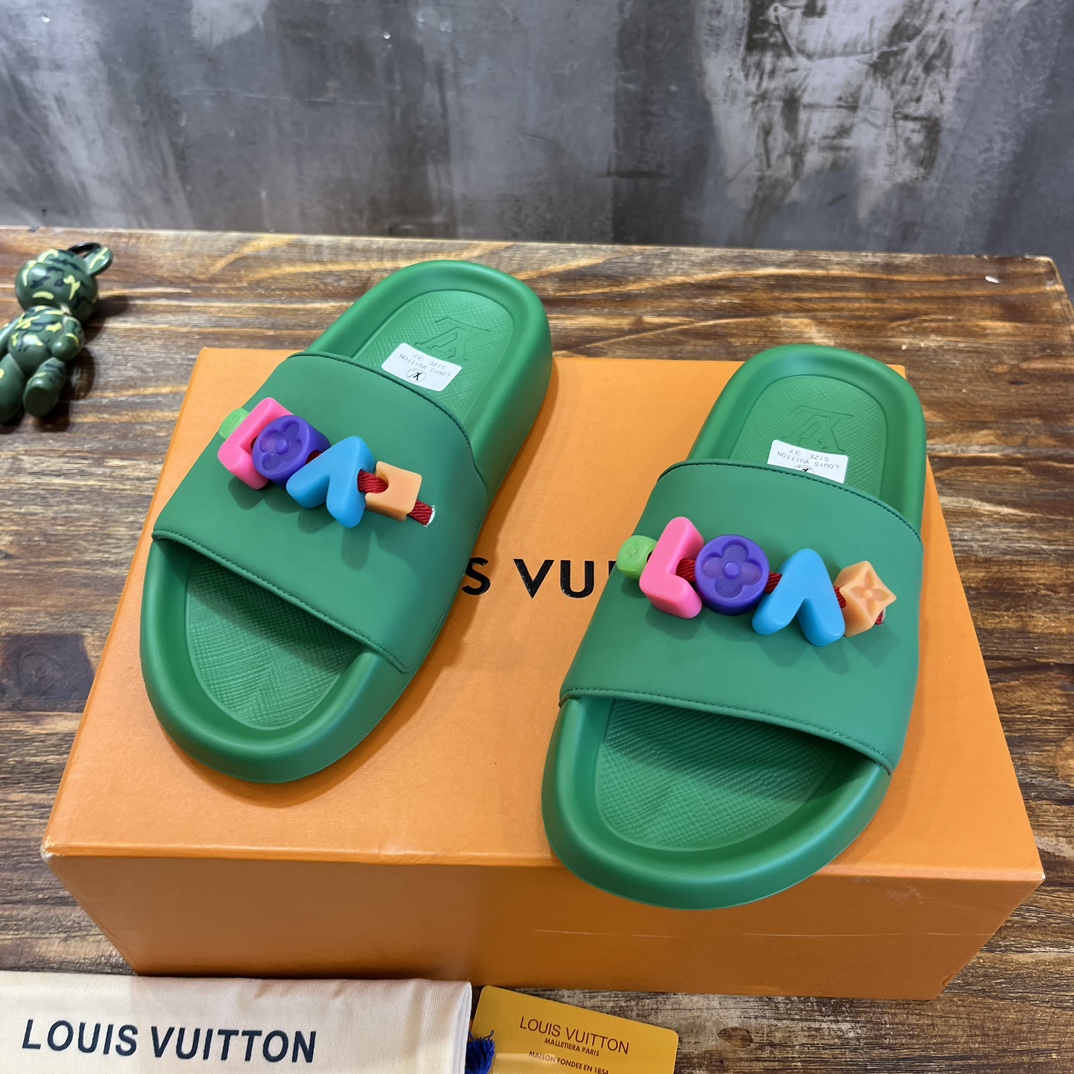 Louis Vuitton LV 2023ss高版本拖鞋 开发真正做到1:1