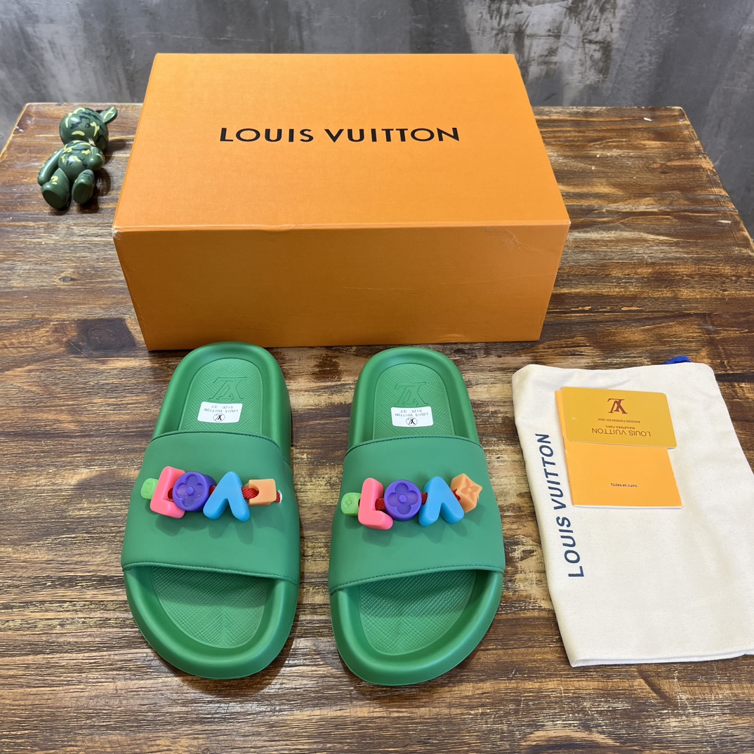 Louis Vuitton LV 2023ss高版本拖鞋 开发真正做到1:1