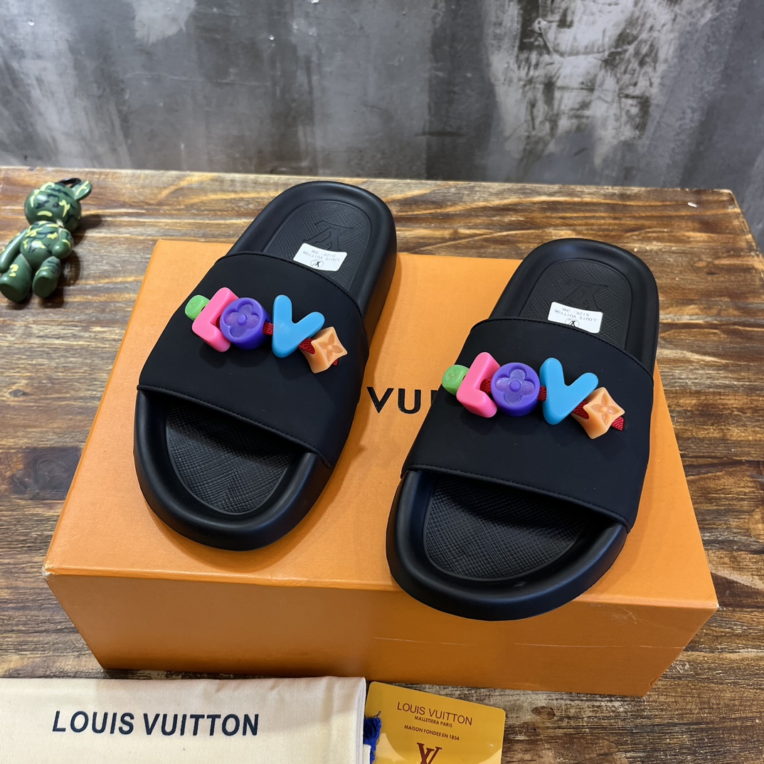 Louis Vuitton LV 2023ss高版本拖鞋 开发真正做到1:1