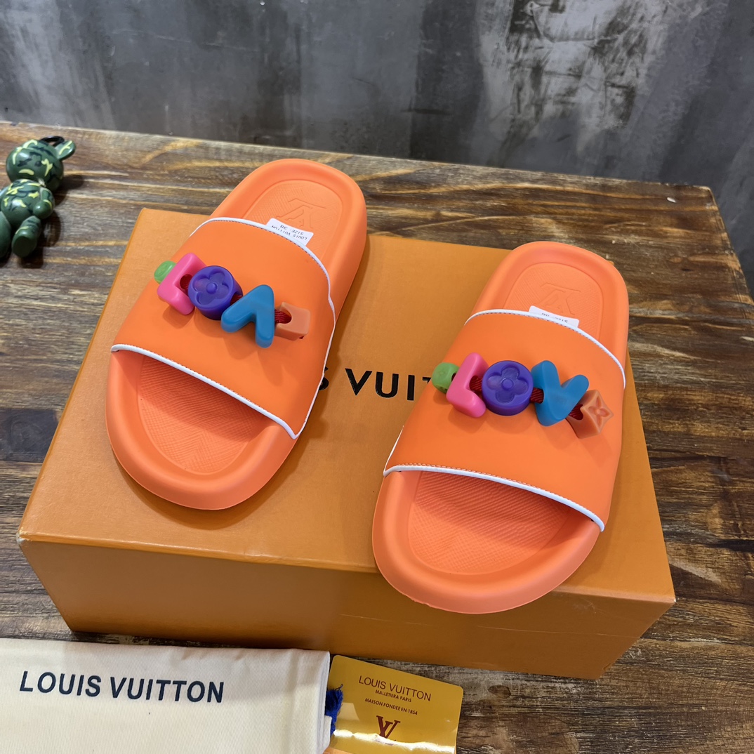 Louis Vuitton LV 2023ss高版本拖鞋 开发真正做到1:1